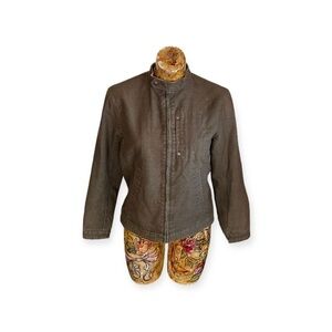 Sun Valley jacket green zip front small